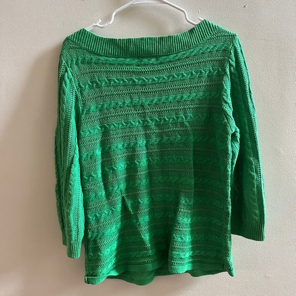 Chaps Classics Kelly Green Sweater L - Picture 6 of 6